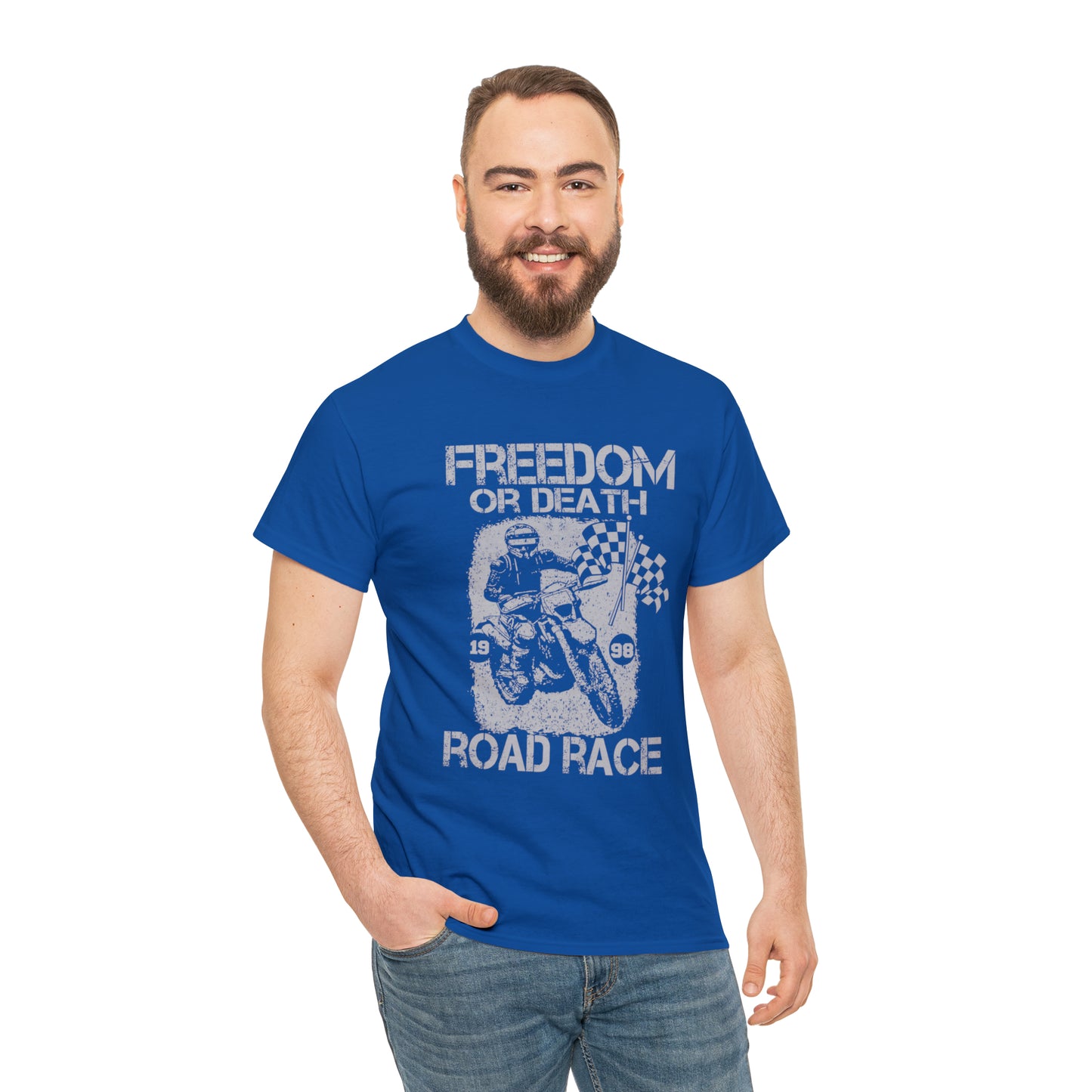 Freedom Or Death Motorcycle Lover T-Shirt