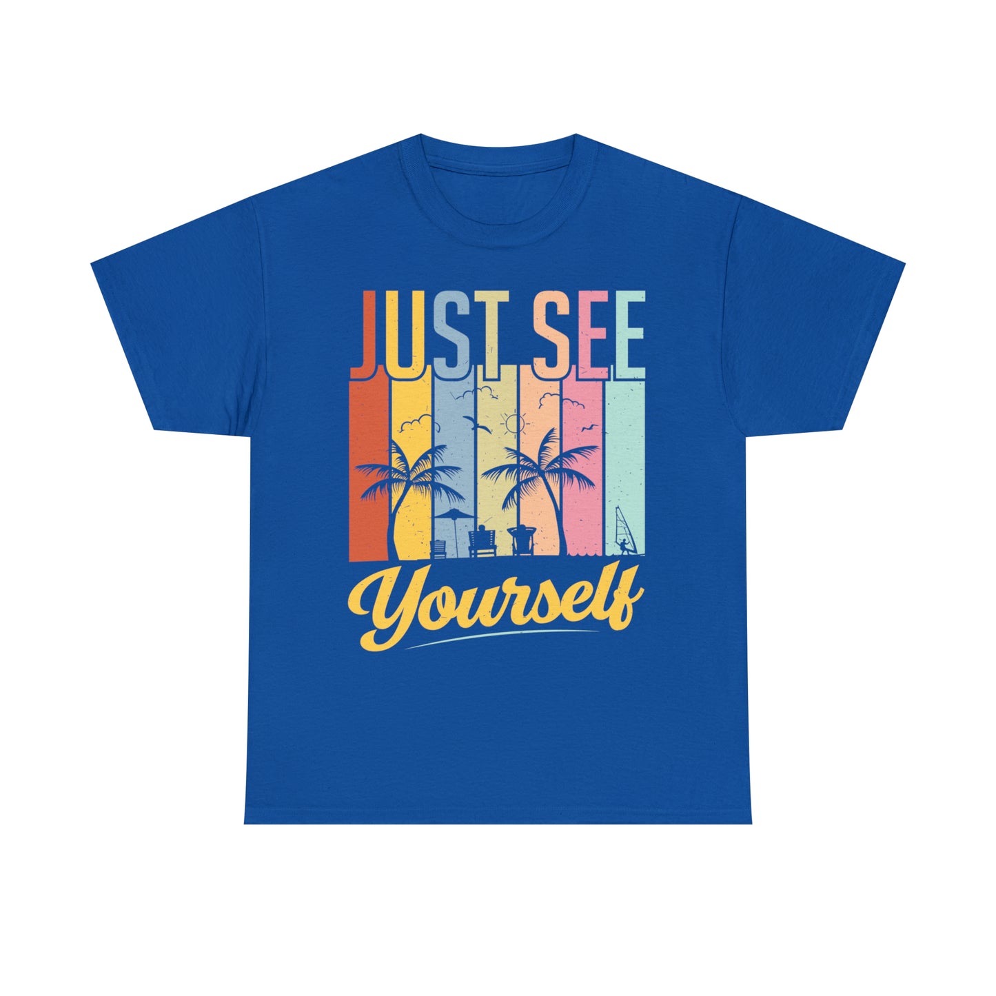 Summer mix: Just see yourself Cotton T-Shirt