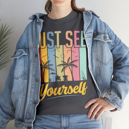 Summer mix: Just see yourself Cotton T-Shirt