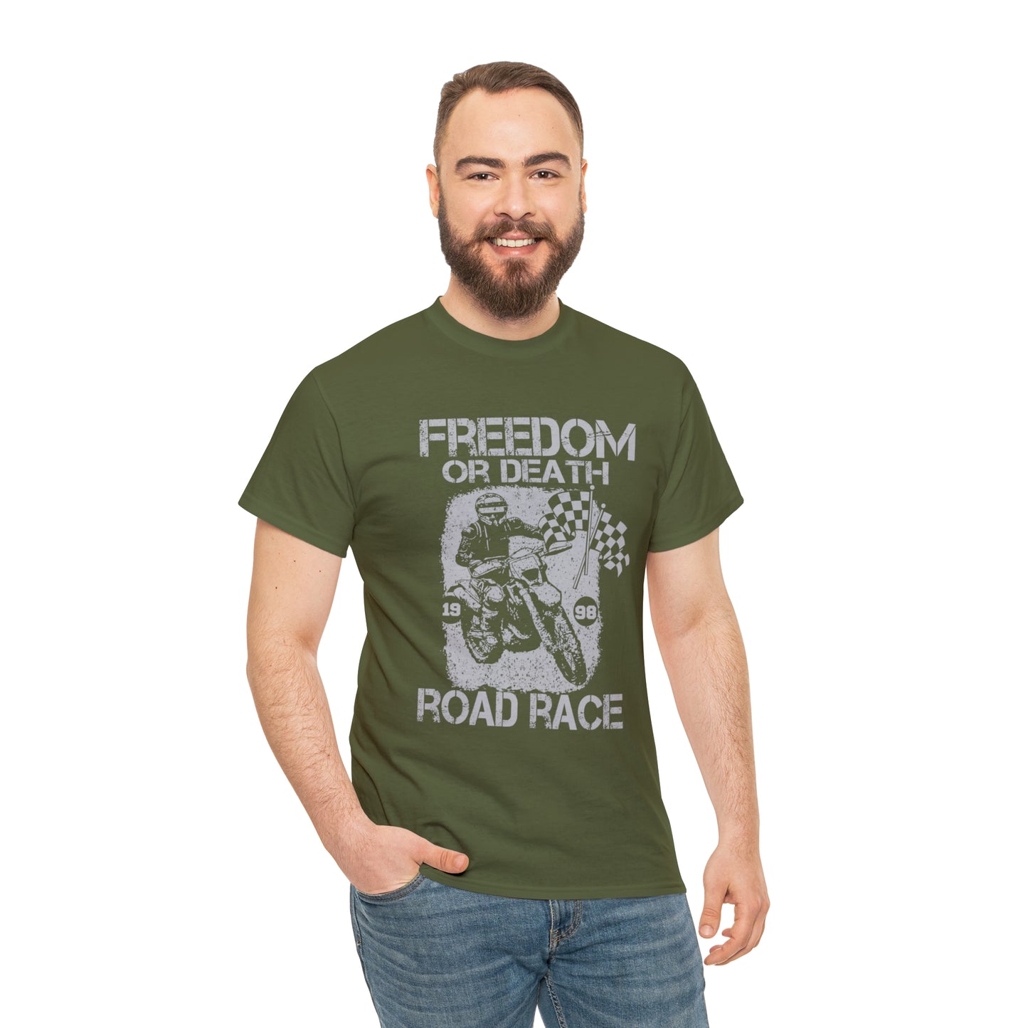 Freedom Or Death Motorcycle Lover T-Shirt