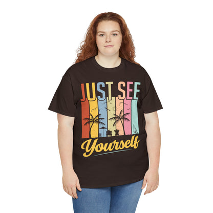 Summer mix: Just see yourself Cotton T-Shirt