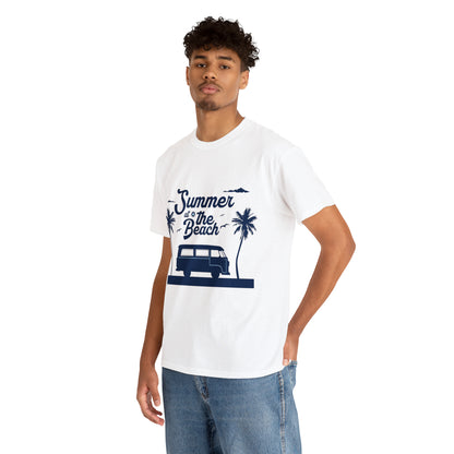 Summer mix: Summer at the beach Cotton T-Shirt