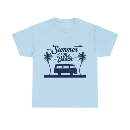 Summer mix: Summer at the beach Cotton T-Shirt