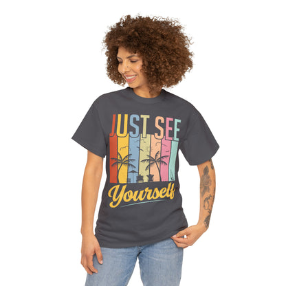 Summer mix: Just see yourself Cotton T-Shirt