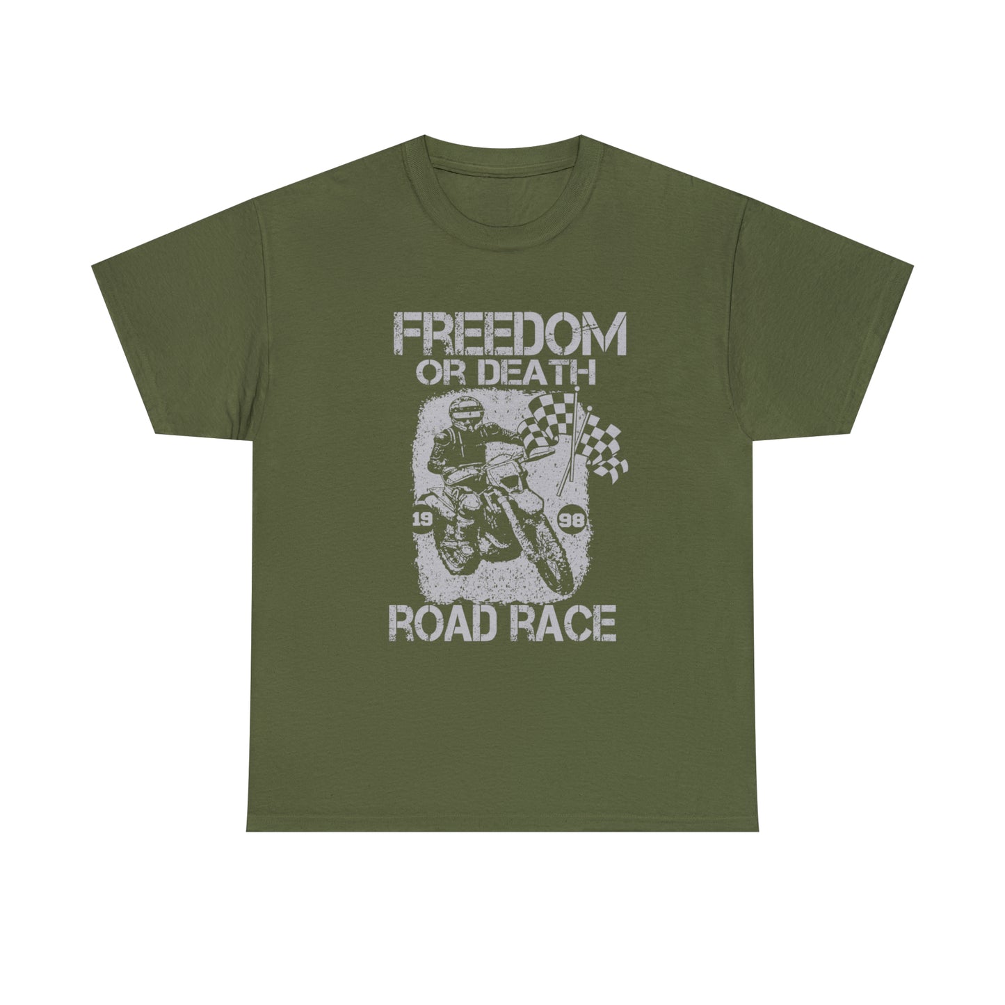 Freedom Or Death Motorcycle Lover T-Shirt