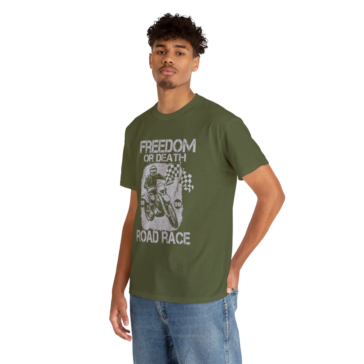 Freedom Or Death Motorcycle Lover T-Shirt