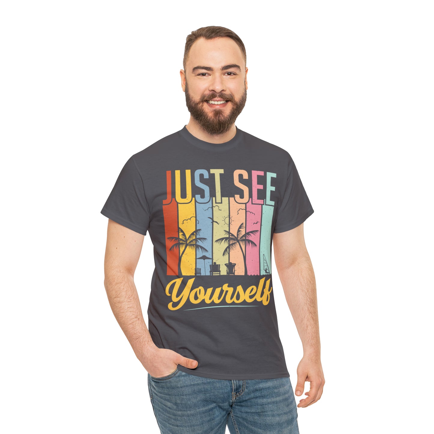 Summer mix: Just see yourself Cotton T-Shirt