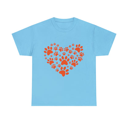 Heart With Paws - Women Cat T-Shirt