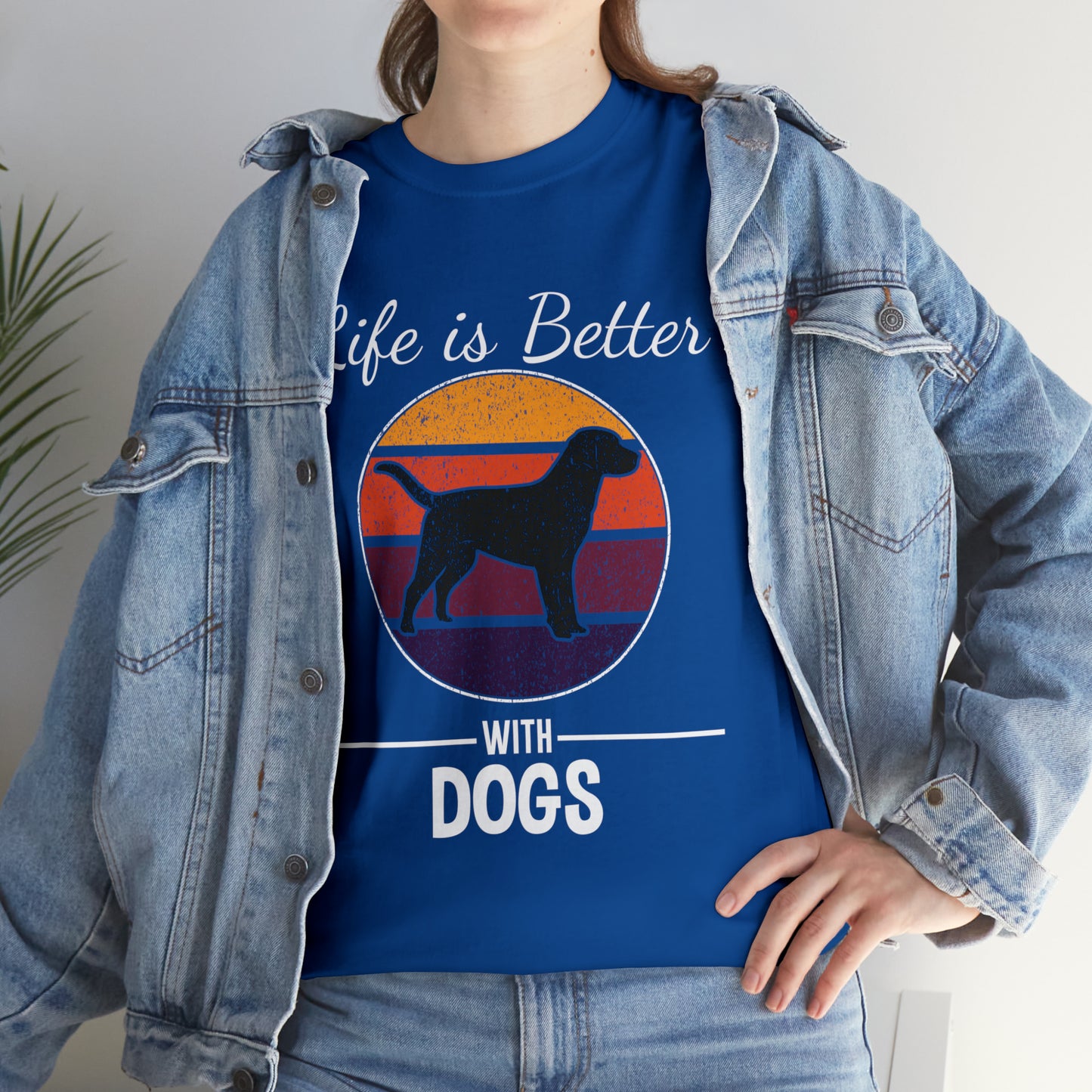 Life Is Better With Dogs Dog Lover T-Shirt