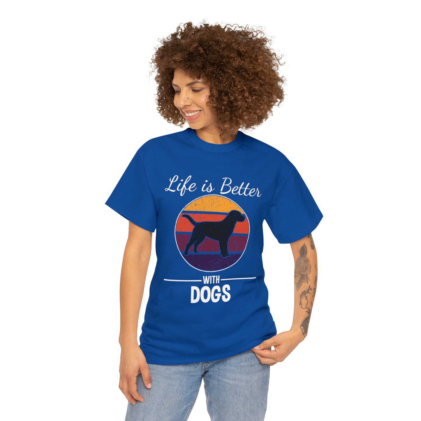 Life Is Better With Dogs Dog Lover T-Shirt