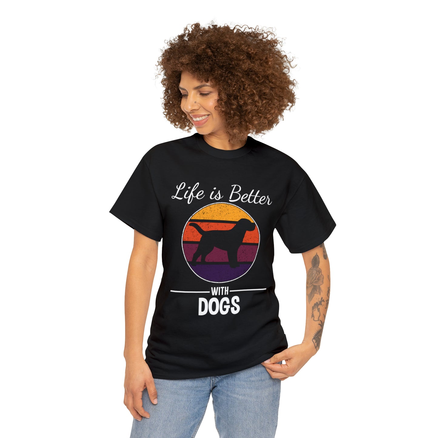 Life Is Better With Dogs Dog Lover T-Shirt