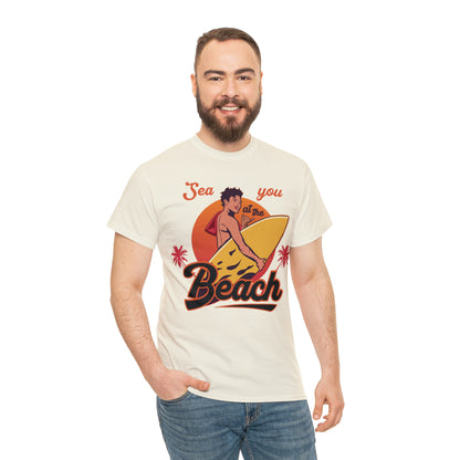 Summer mix: meet at the beach Cotton T-Shirt