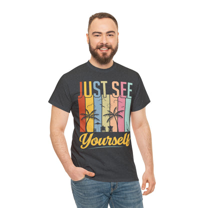 Summer mix: Just see yourself Cotton T-Shirt