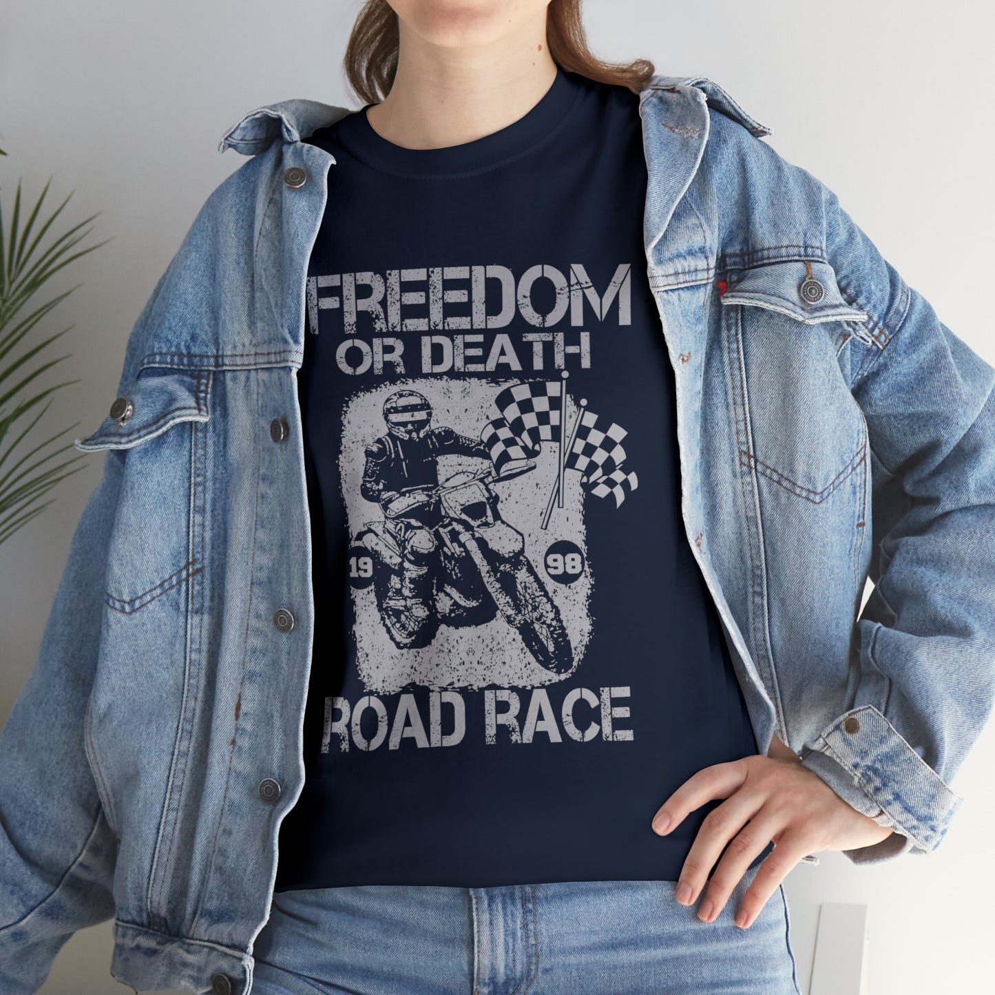 Freedom Or Death Motorcycle Lover T-Shirt