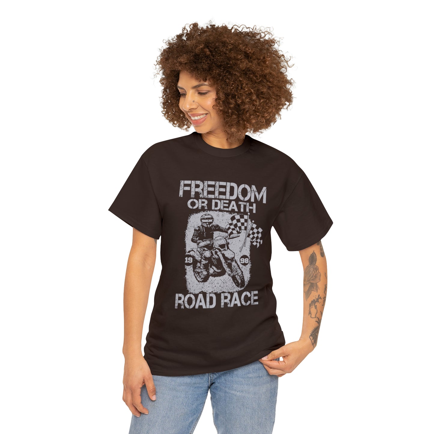 Freedom Or Death Motorcycle Lover T-Shirt