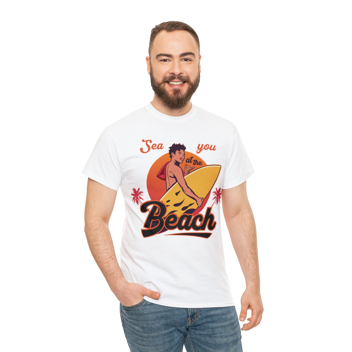 Summer mix: meet at the beach Cotton T-Shirt