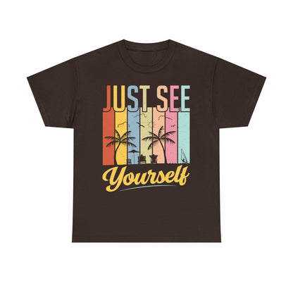 Summer mix: Just see yourself Cotton T-Shirt