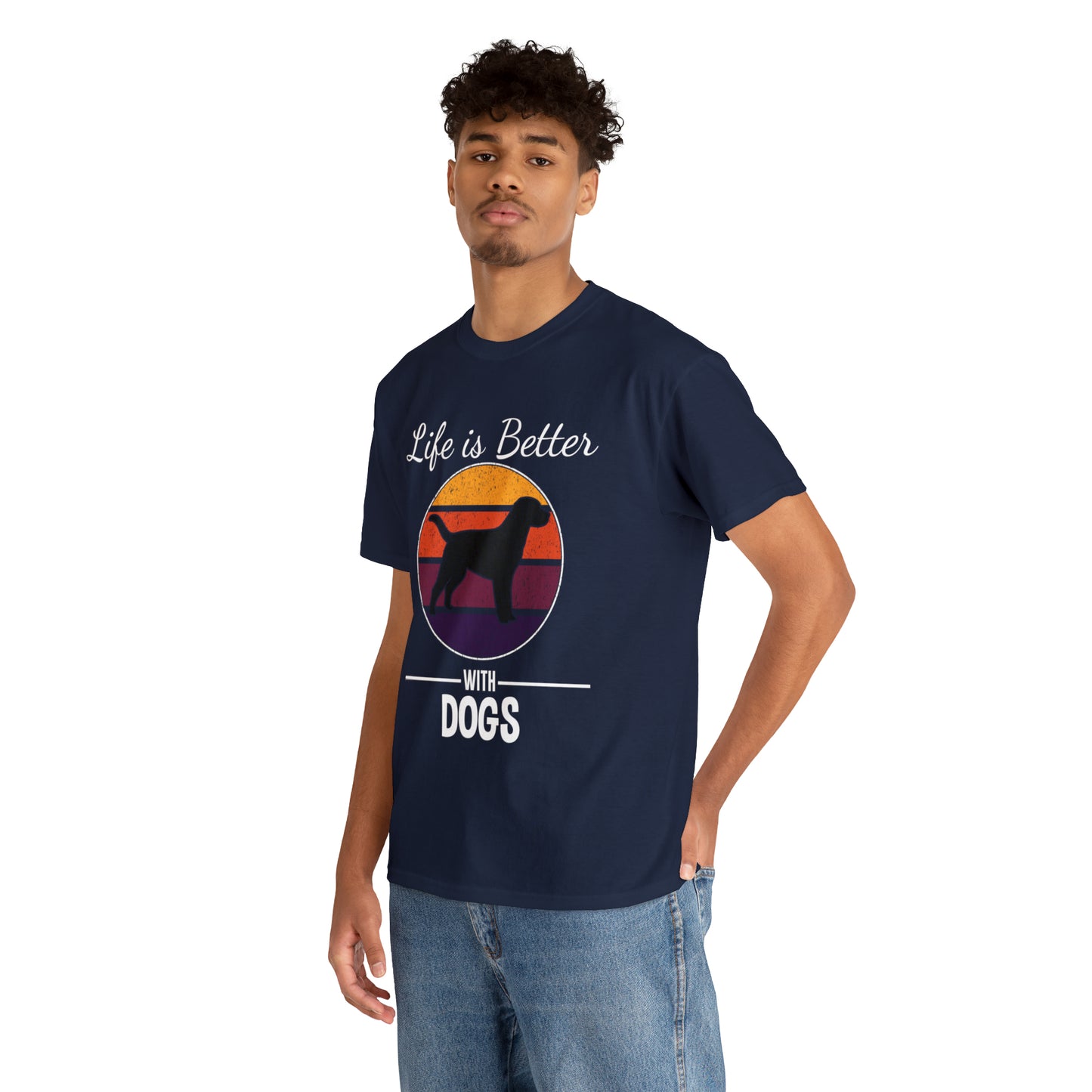 Life Is Better With Dogs Dog Lover T-Shirt