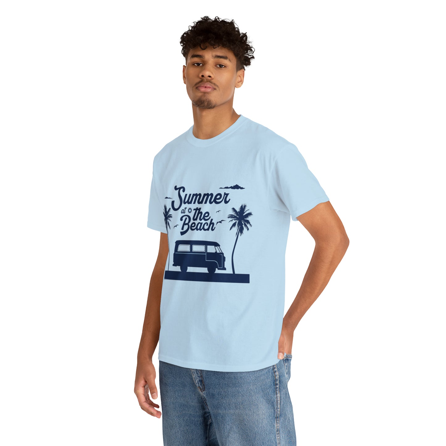 Summer mix: Summer at the beach Cotton T-Shirt