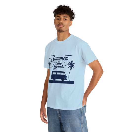 Summer mix: Summer at the beach Cotton T-Shirt