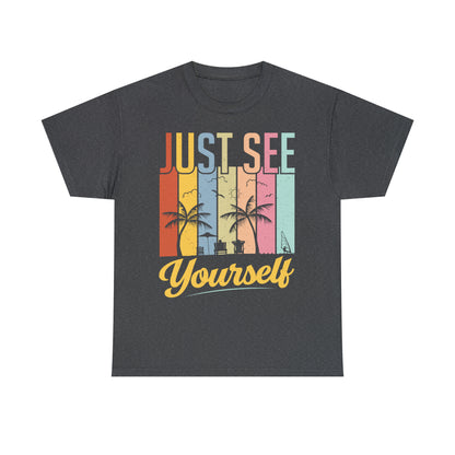 Summer mix: Just see yourself Cotton T-Shirt