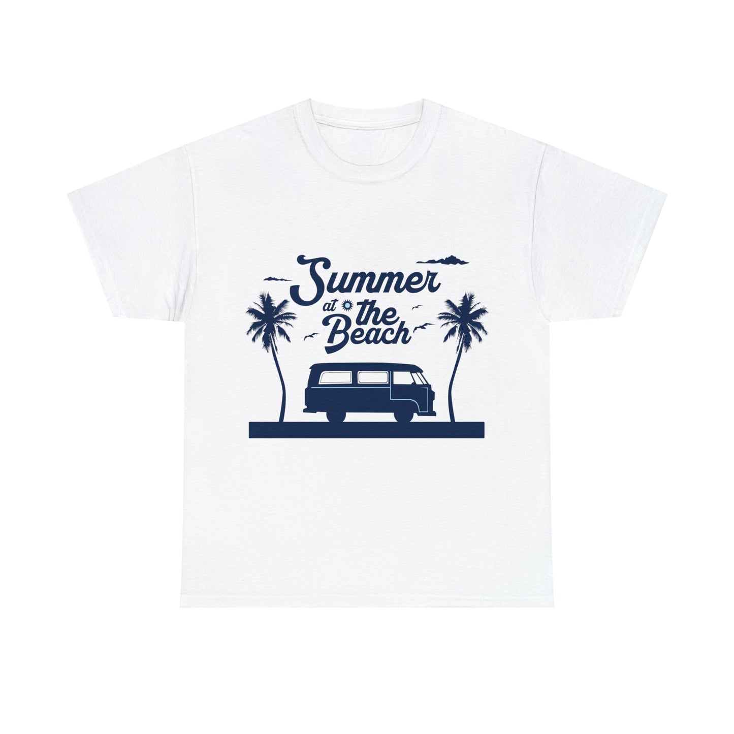 Summer mix: Summer at the beach Cotton T-Shirt