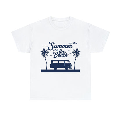 Summer mix: Summer at the beach Cotton T-Shirt