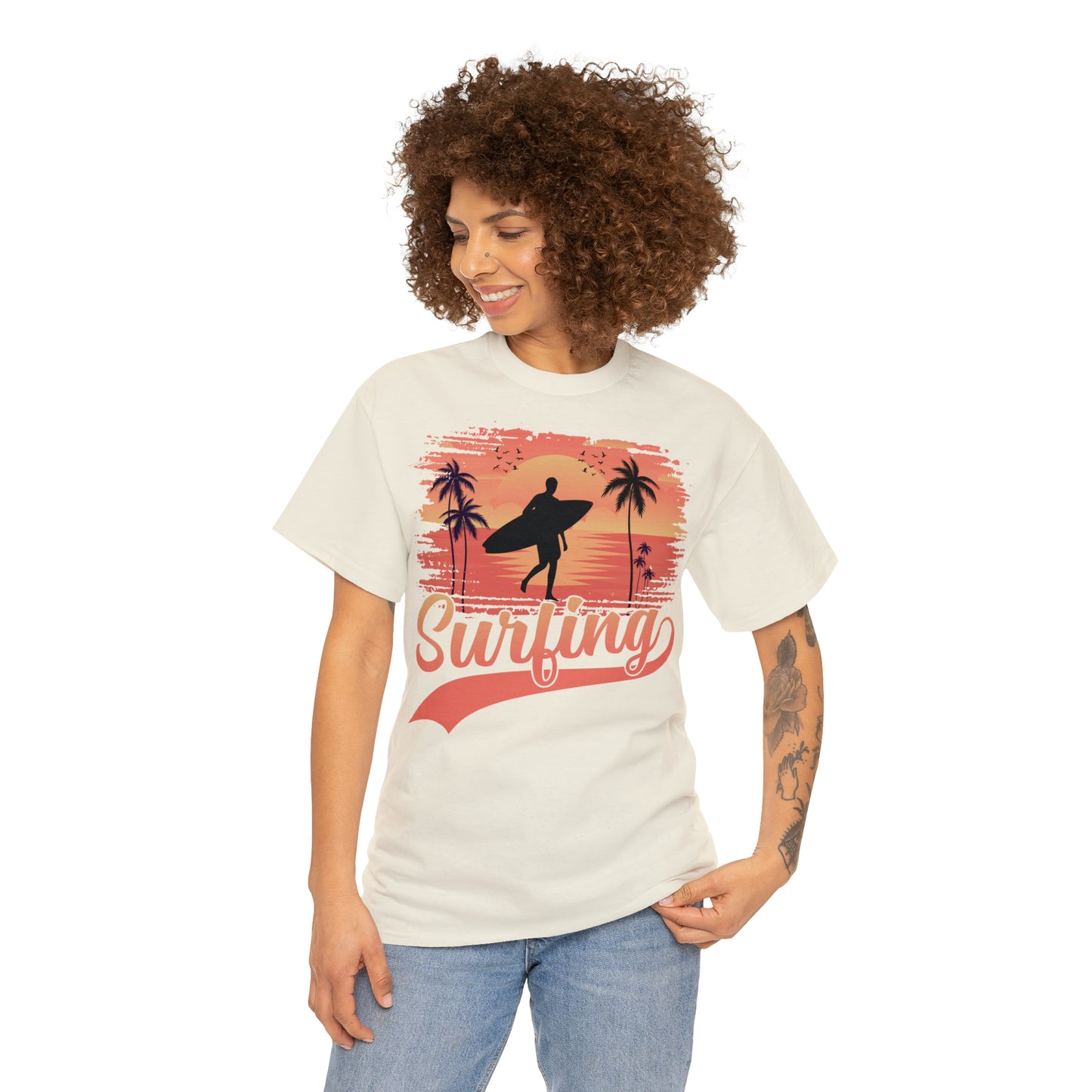 Summer mix: Surfing Cotton T-Shirt