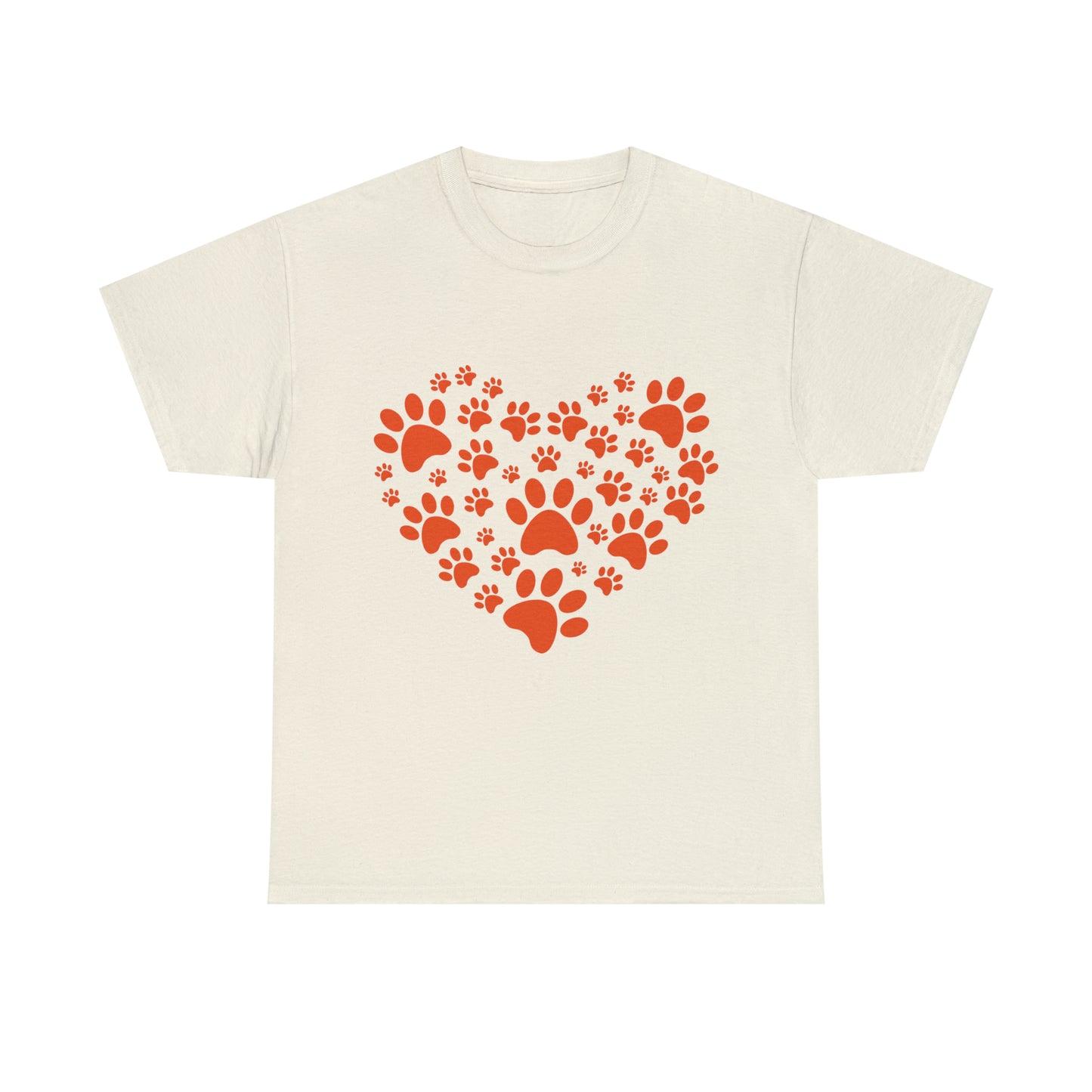 Heart With Paws - Women Cat T-Shirt