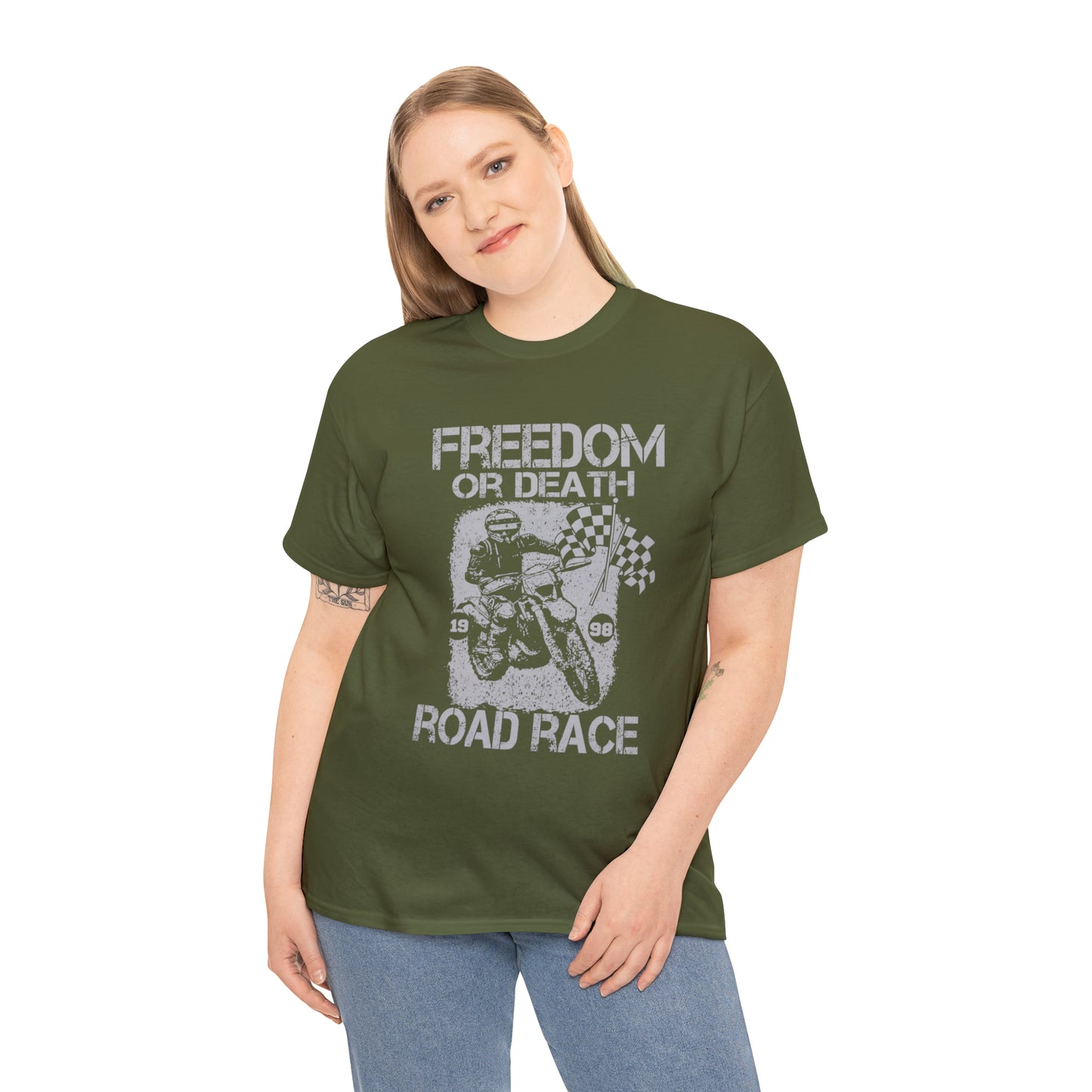 Freedom Or Death Motorcycle Lover T-Shirt