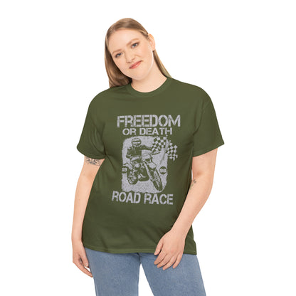 Freedom Or Death Motorcycle Lover T-Shirt