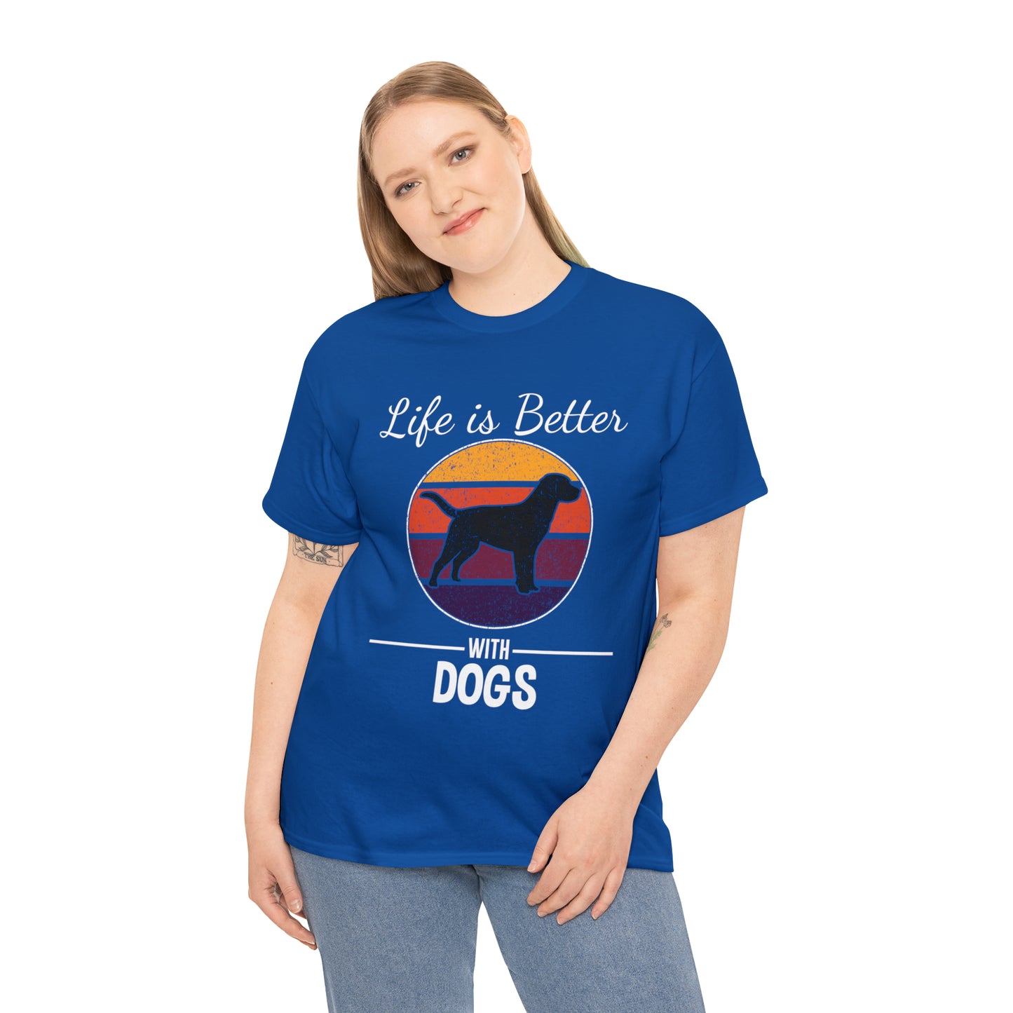 Life Is Better With Dogs Dog Lover T-Shirt