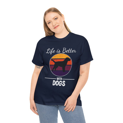 Life Is Better With Dogs Dog Lover T-Shirt