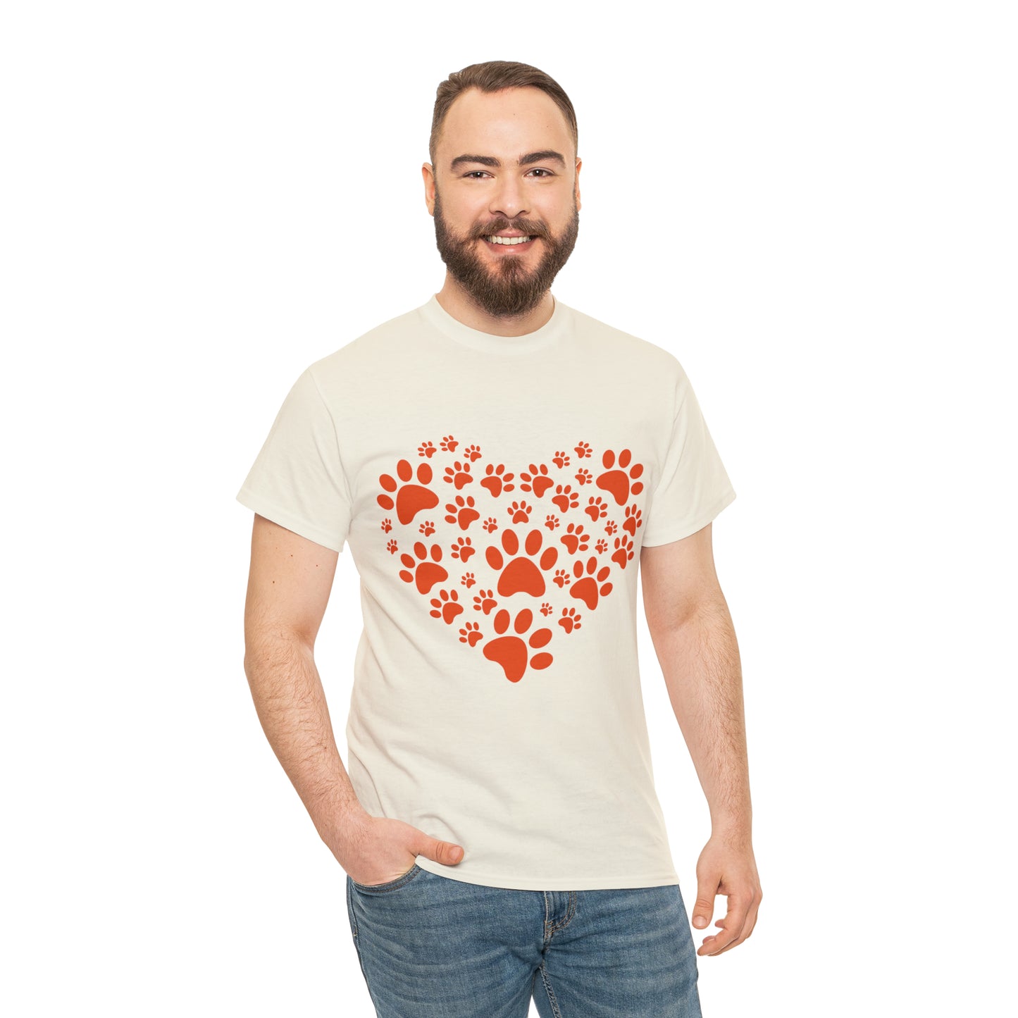 Heart With Paws - Women Cat T-Shirt